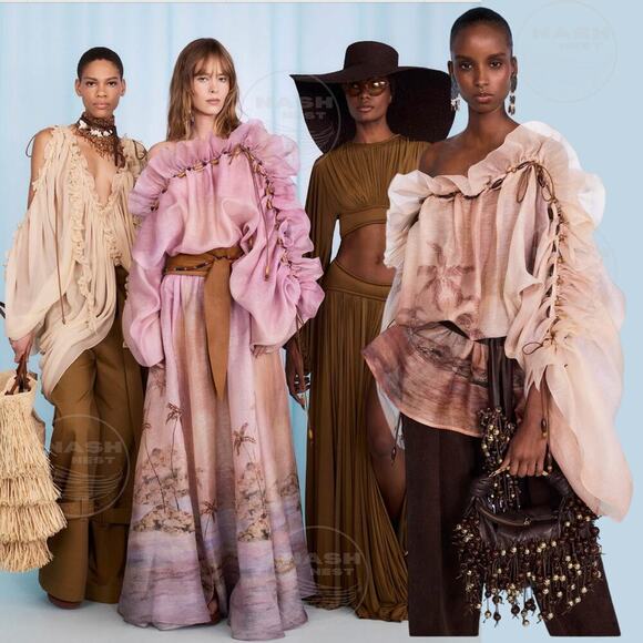 Zimmermann Illuminate Mini Dress 0 US 2, 4 | Rust Seascape 2025 Runway NWT $2265 - Picture 5 of 13